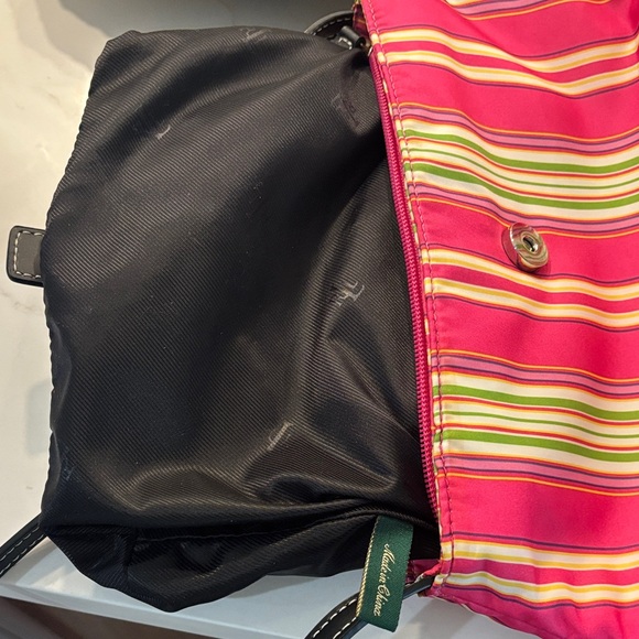 Y2K Ralph Lauren Pochette Baguette Pink Striped Shoulder Bag - Picture 10 of 11